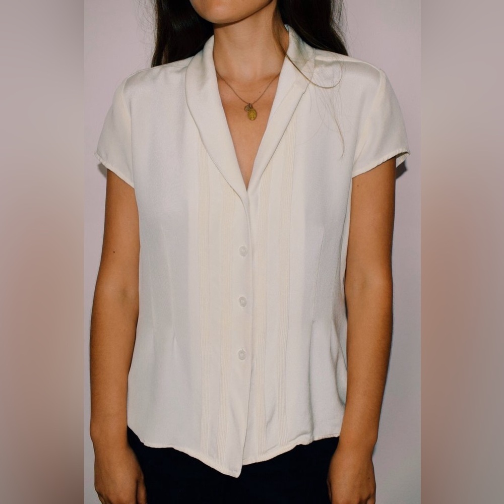 Jones New York silk shirt